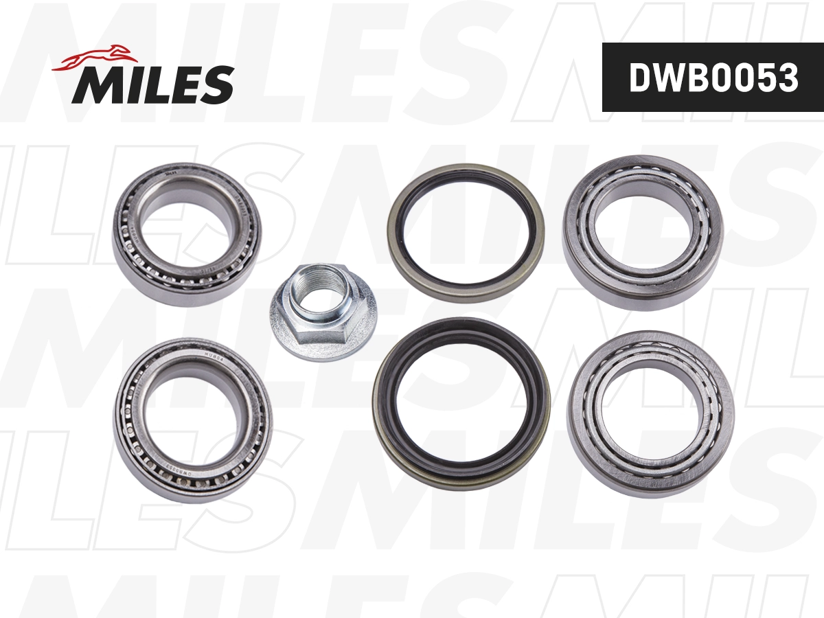 Комплект подшипника ступицы колеса MILES DWB0053