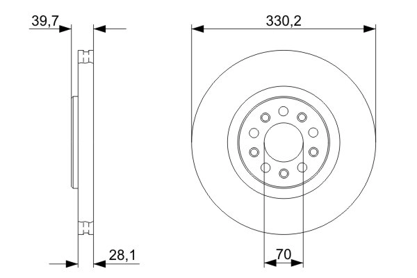 Тормозной диск BOSCH 0 986 479 C82