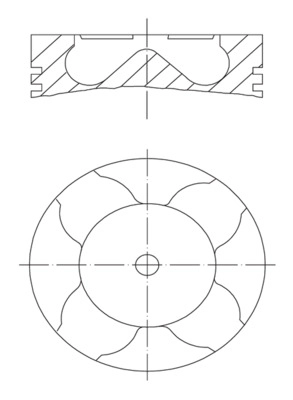 Поршень MAHLE/KNECHT 040 12 01
