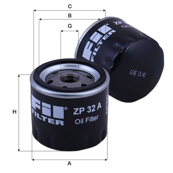 Масляный фильтр FIL FILTER ZP 32 A