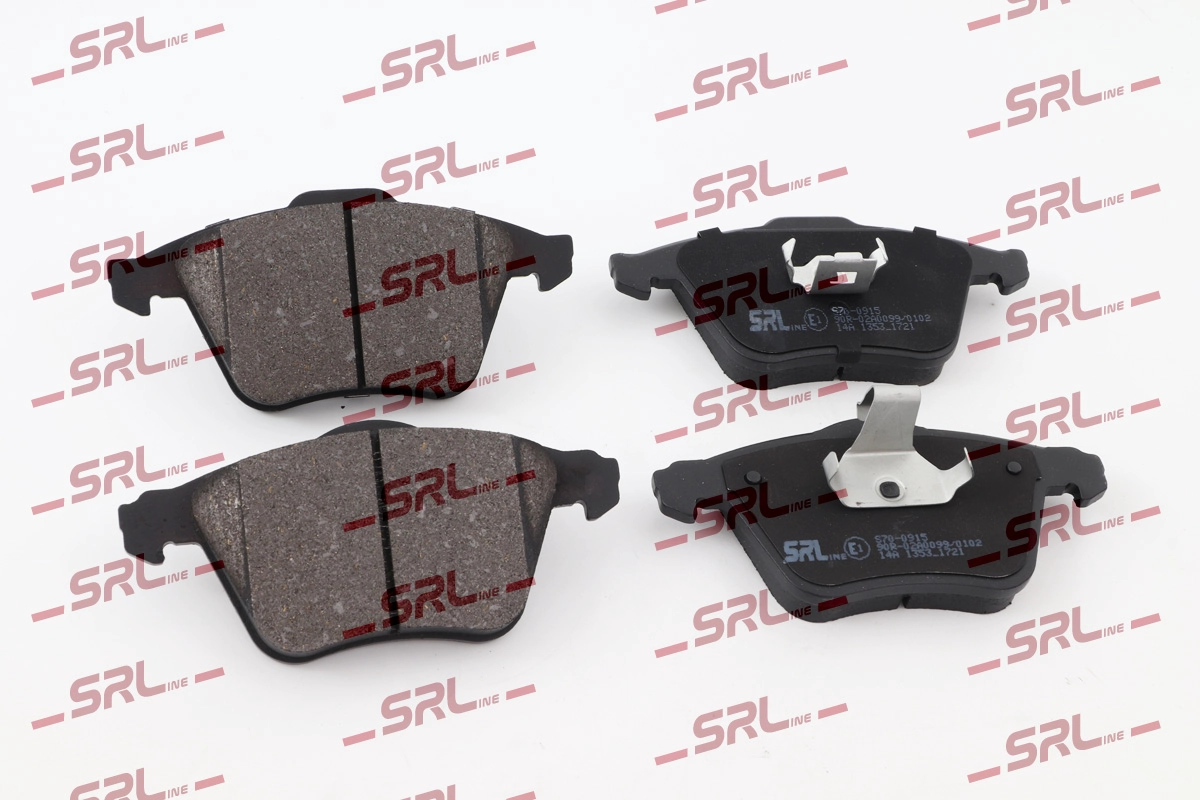 Комплект тормозных колодок дисковый тормоз SRLINE S70-0915
