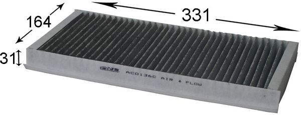 Фильтр воздух во внутренном пространстве JS ASAKASHI AC0136C