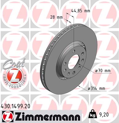 Тормозной диск coat z