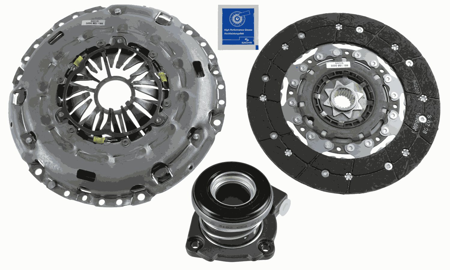Комплект сцепления xtend kit plus csc SACHS 3000 990 163