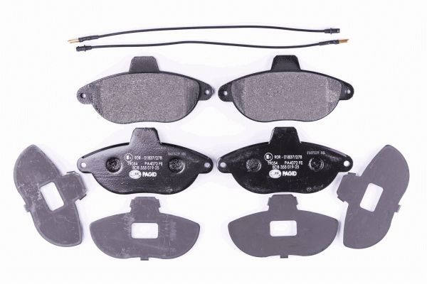 Комплект тормозных колодок дисковый тормоз HELLA/BEHR/PAGID 8DB 355 019-251
