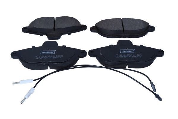 Комплект тормозных колодок дисковый тормоз MAXGEAR 19-0591