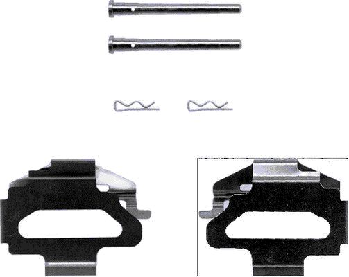 Комплектующие колодки дискового тормоза MINTEX MBA1141