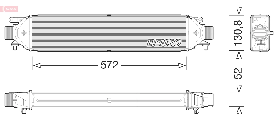 Интеркулер DENSO DIT01008