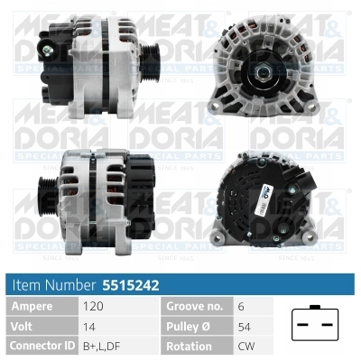 Генератор MEAT & DORIA 5515242