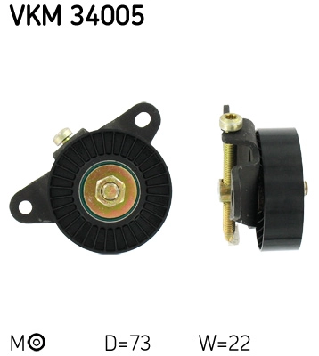 Натяжной ролик поликлиновой ремень SKF VKM 34005
