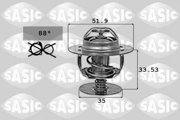 Термостат охлаждающая жидкость SASIC 9000719