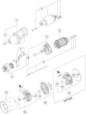 Стартер MAHLE/KNECHT MS 378