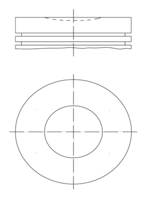 Поршень MAHLE/KNECHT 040 16 03