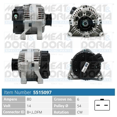 Генератор MEAT & DORIA 5515097