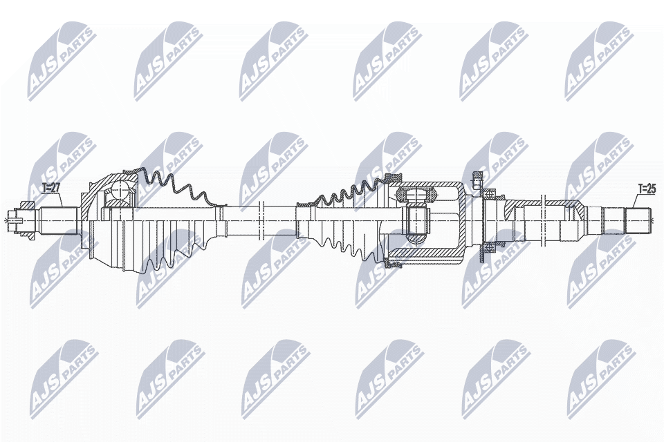 Приводной вал NTY NPW-AR-024