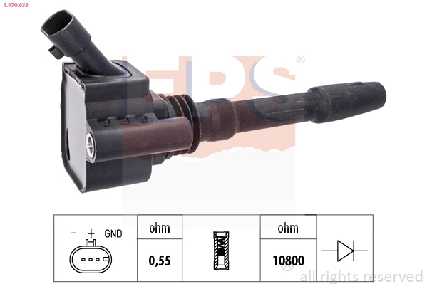 Катушка зажигания made in italy - oe equivalent EPS 1.970.633
