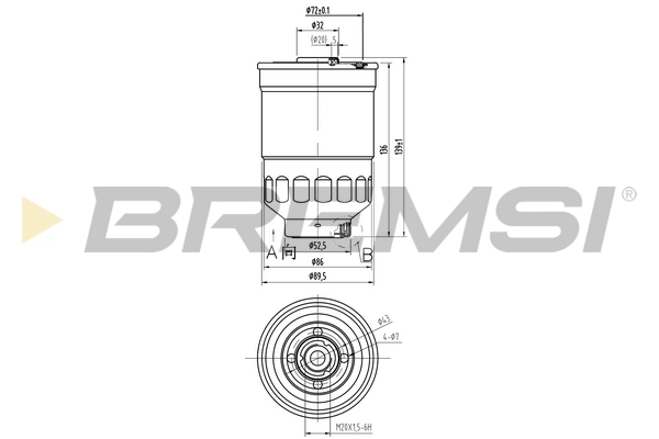 Топливный фильтр BREMSI FE0797
