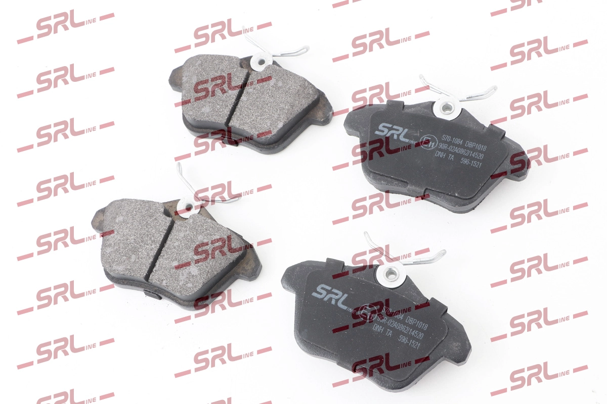 Комплект тормозных колодок дисковый тормоз SRLINE S70-1084