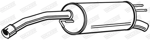 Глушитель выхлопных газов конечный WALKER PRODUCTS 21496