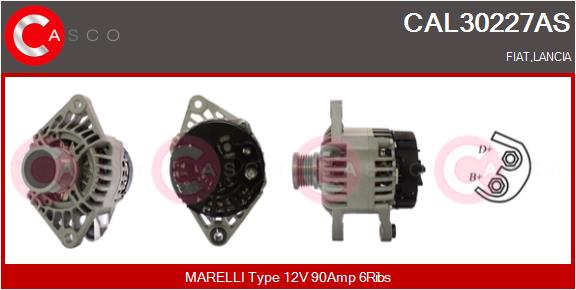 Генератор brand new hq CASCO CAL30227AS