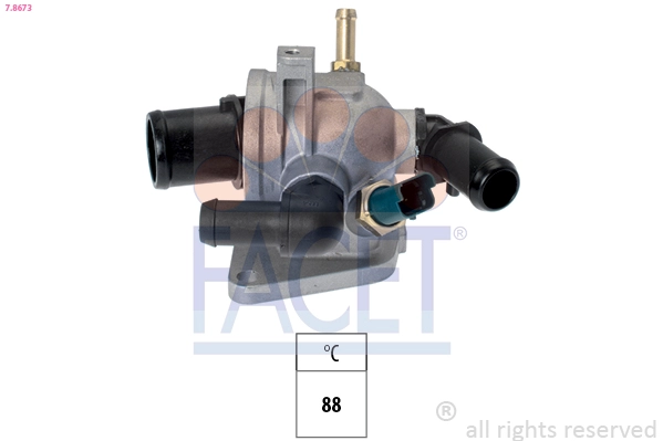Термостат охлаждающая жидкость made in italy - oe equivalent FACET 7.8673