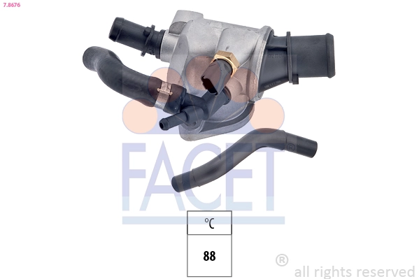 Термостат охлаждающая жидкость made in italy - oe equivalent FACET 7.8676