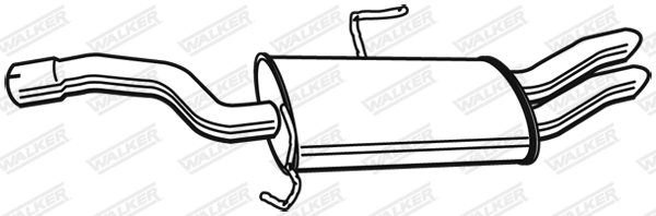 Глушитель выхлопных газов конечный WALKER PRODUCTS 22286
