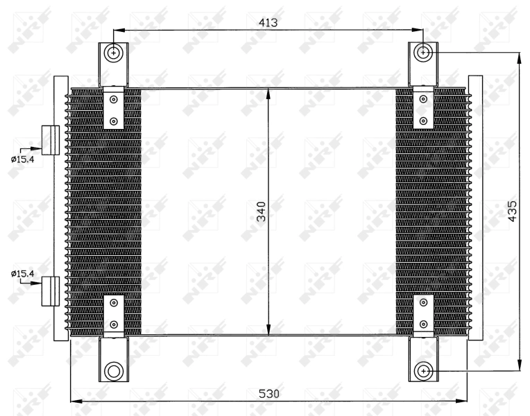 Конденсатор кондиционер easy fit NRF 35501