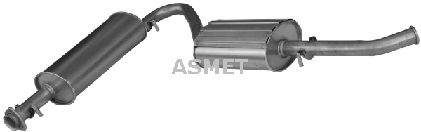 Глушитель выхлопных газов конечный ASMET 09.041