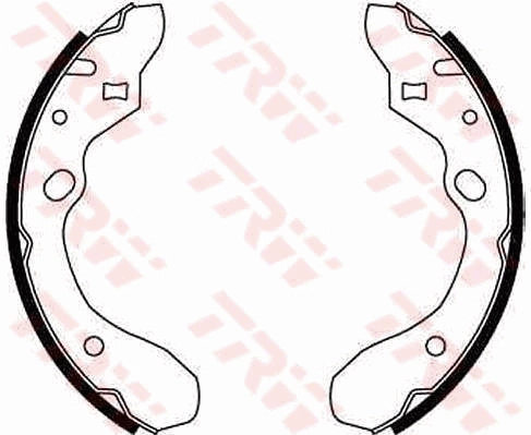 Комплект тормозных колодок TRW GS8582