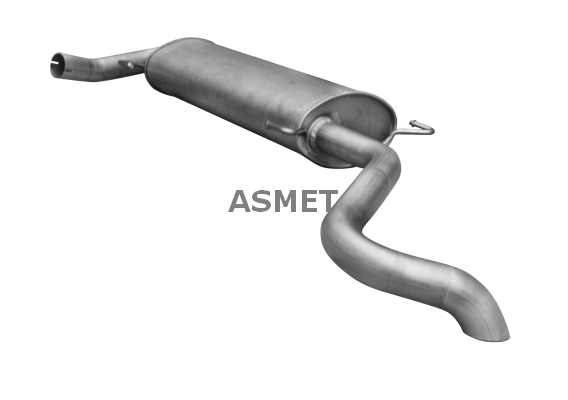 Глушитель выхлопных газов конечный ASMET 09.110