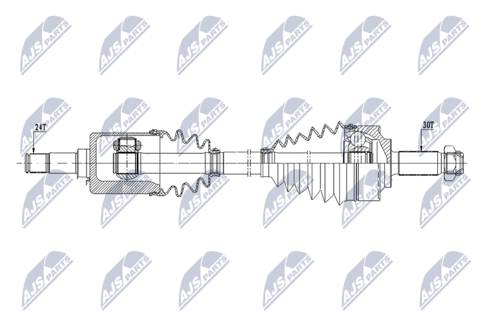 Приводной вал NTY NPW-ME-187