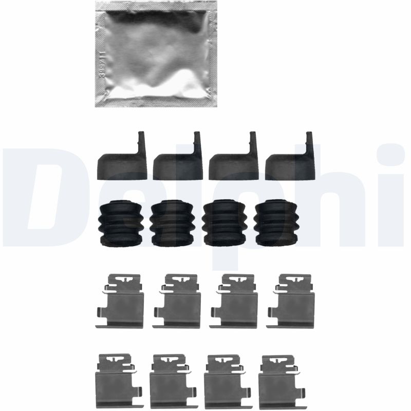 Комплектующие колодки дискового тормоза DELPHI LX0687