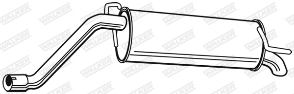 Глушитель выхлопных газов конечный WALKER PRODUCTS 23250