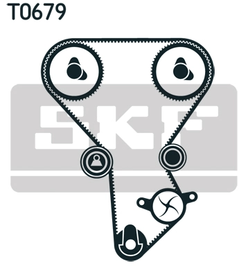 Комплект ремня грм SKF VKMA 94601