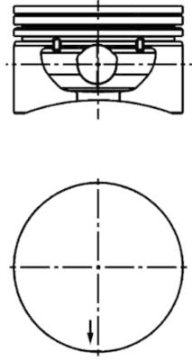 Поршень KOLBENSCHMIDT 40380600