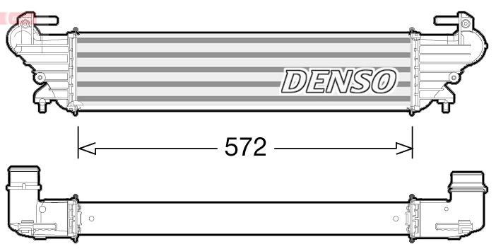 Интеркулер DENSO DIT09114