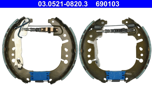 Комплект тормозных колодок original ate topkit ATE 03.0521-0820.3