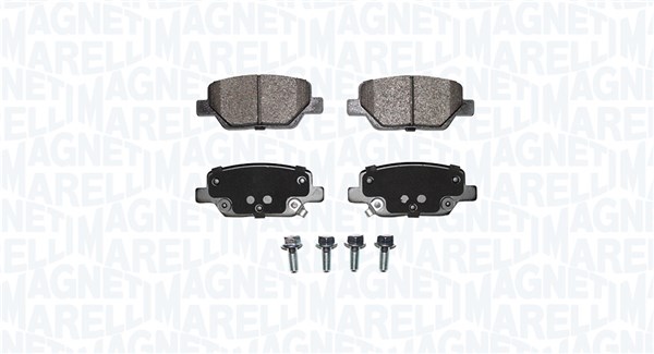 Комплект тормозных колодок дисковый тормоз MAGNETI MARELLI 363916060884