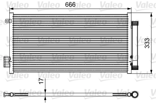 Конденсатор кондиционер VALEO 814111