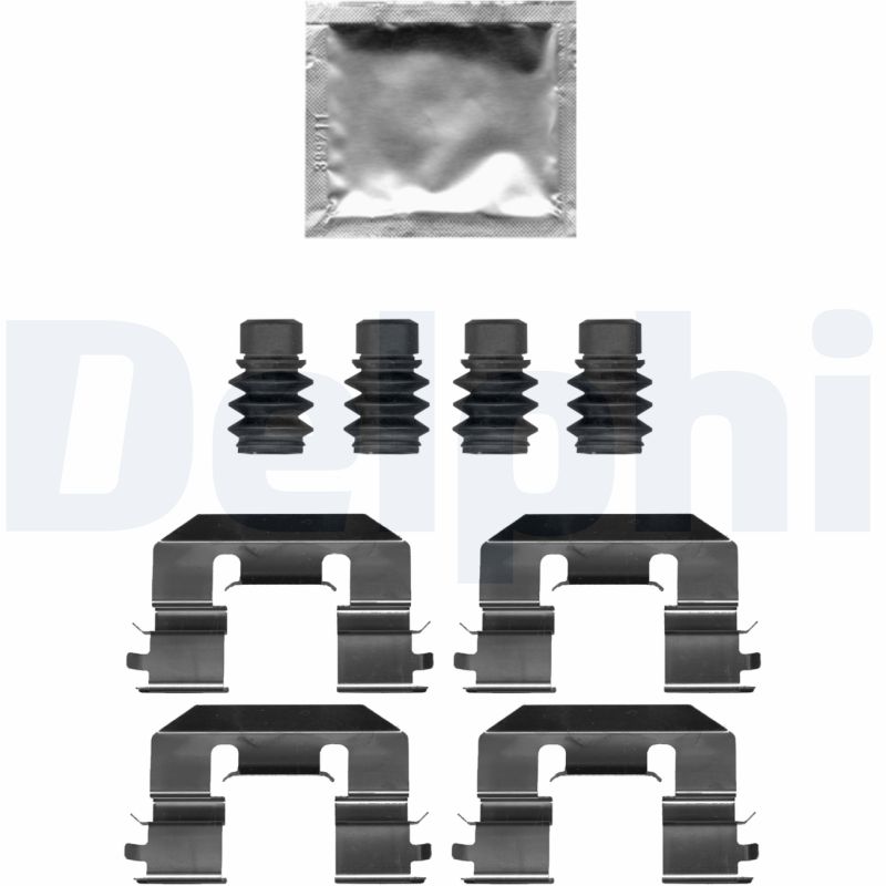 Комплектующие колодки дискового тормоза DELPHI LX0689