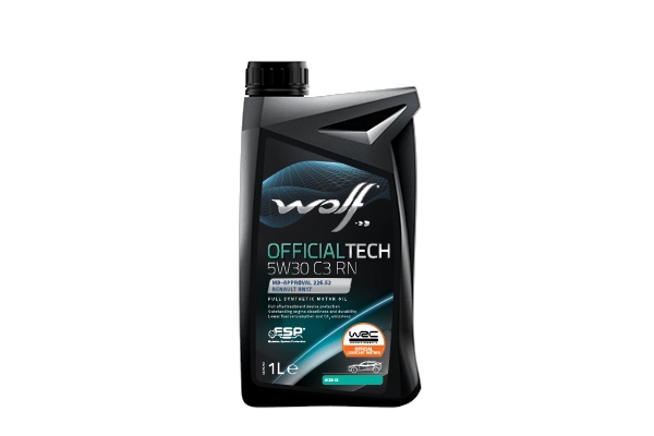 Моторное масло wolf officialtech 5w30 c3 rn WOLF 1043875