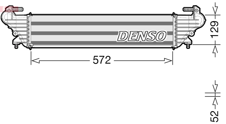 Интеркулер DENSO DIT09121