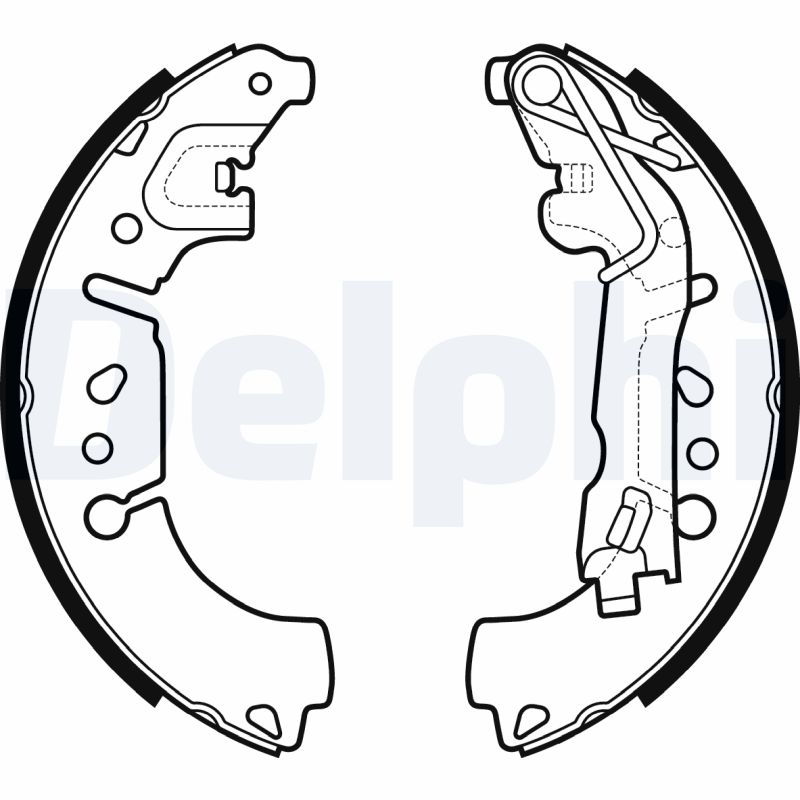 Комплект тормозных колодок DELPHI LS2135