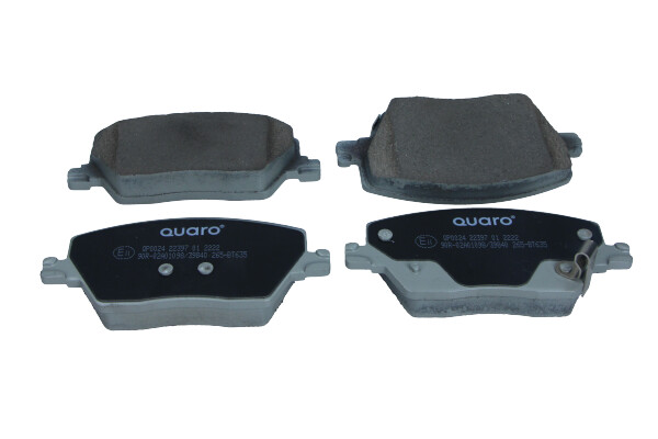 Комплект тормозных колодок дисковый тормоз QUARO QP0024