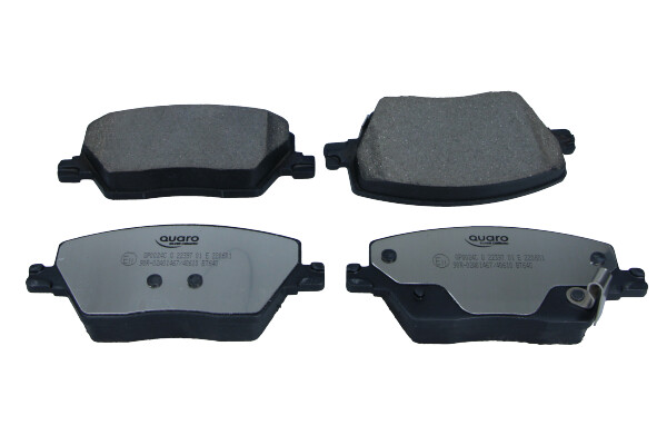 Комплект тормозных колодок дисковый тормоз quaro silver ceramic QUARO QP0024C