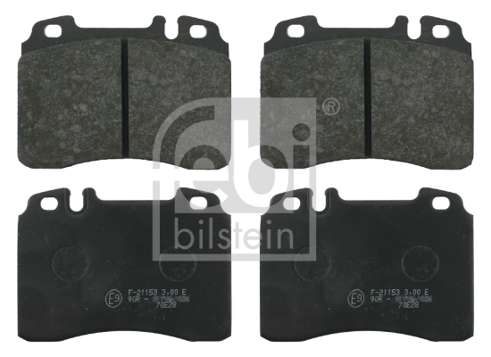 Комплект тормозных колодок дисковый тормоз FEBI BILSTEIN 16247