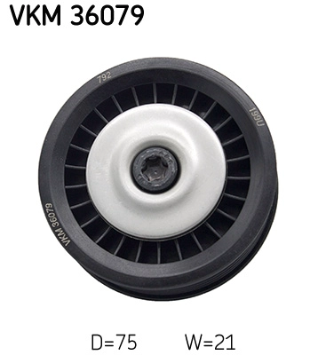 Паразитный / ведущий ролик поликлиновой ремень SKF VKM 36079