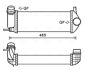 Интеркулер AVA QUALITY COOLING RTA4615