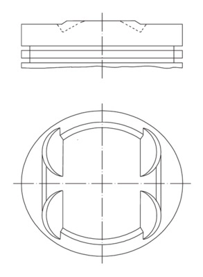 Поршень MAHLE/KNECHT 002 65 00